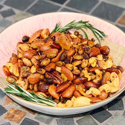 sweet and spicy nut mix
